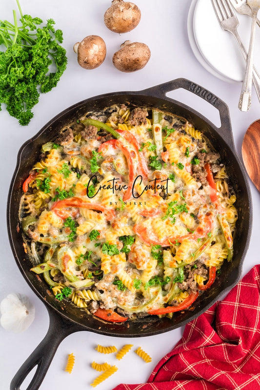 Philly Cheesesteak Casserole -  Exclusive