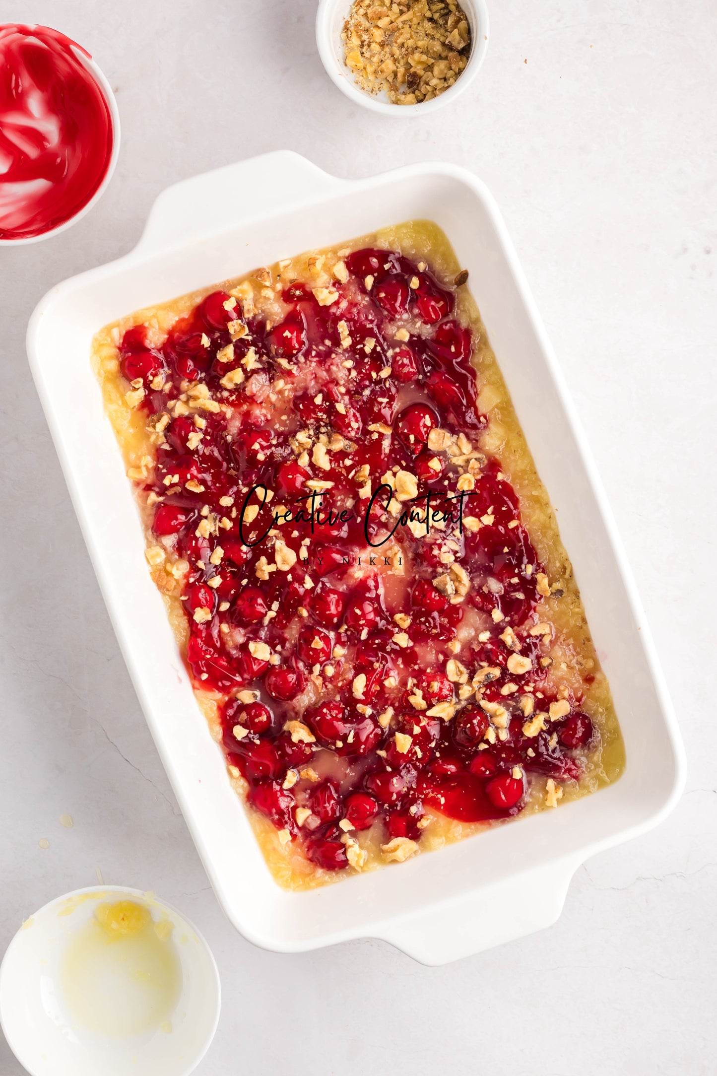 Pineapple Dump Cake With Cherries - Exclusive