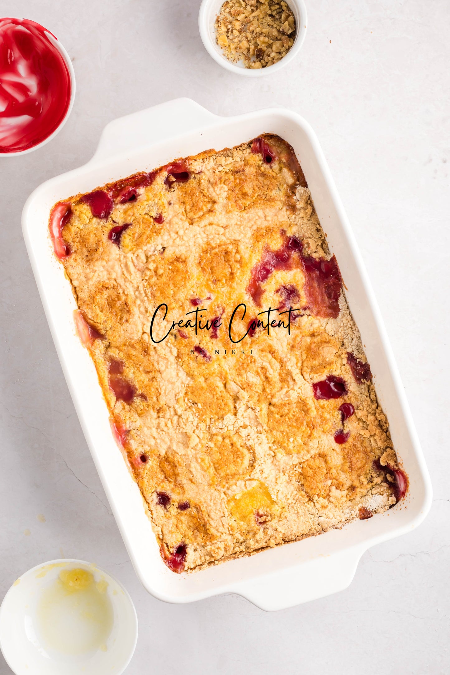 Pineapple Dump Cake With Cherries - Exclusive