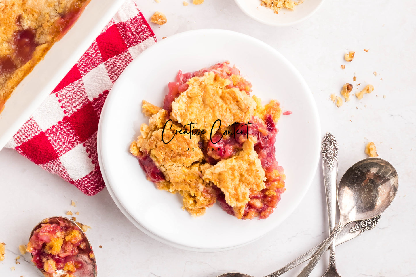 Pineapple Dump Cake With Cherries - Exclusive
