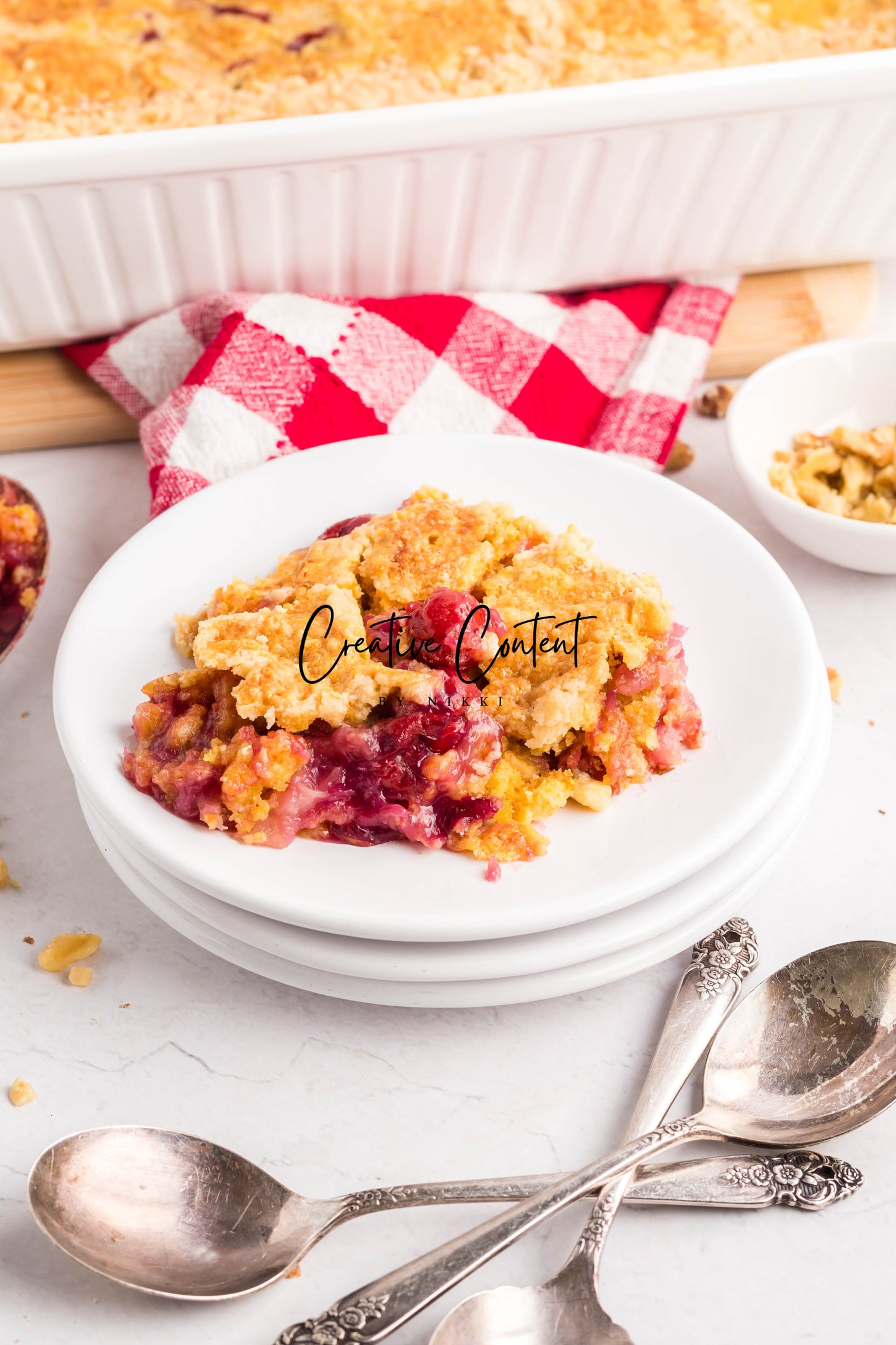 Pineapple Dump Cake With Cherries - Exclusive