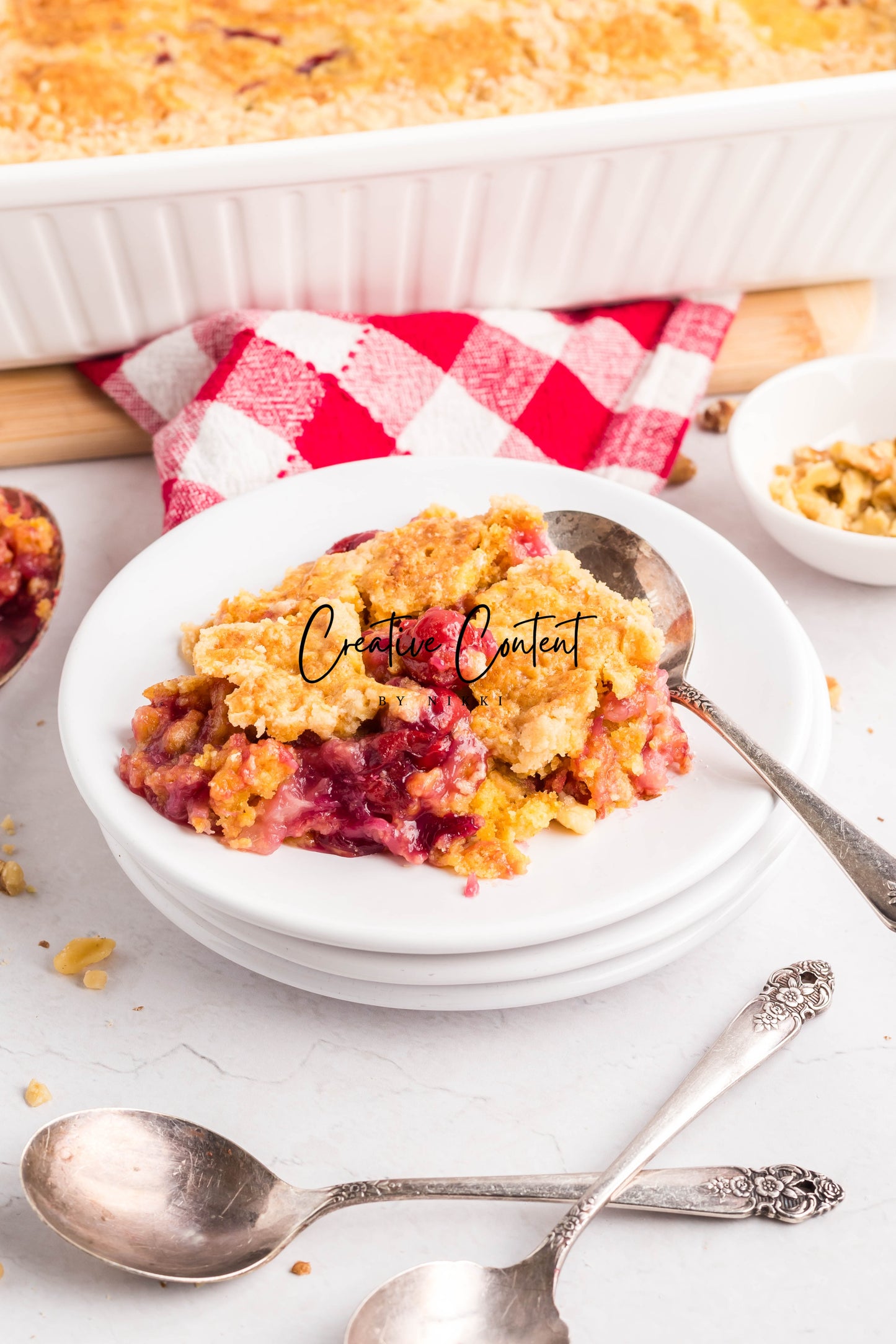 Pineapple Dump Cake With Cherries - Exclusive
