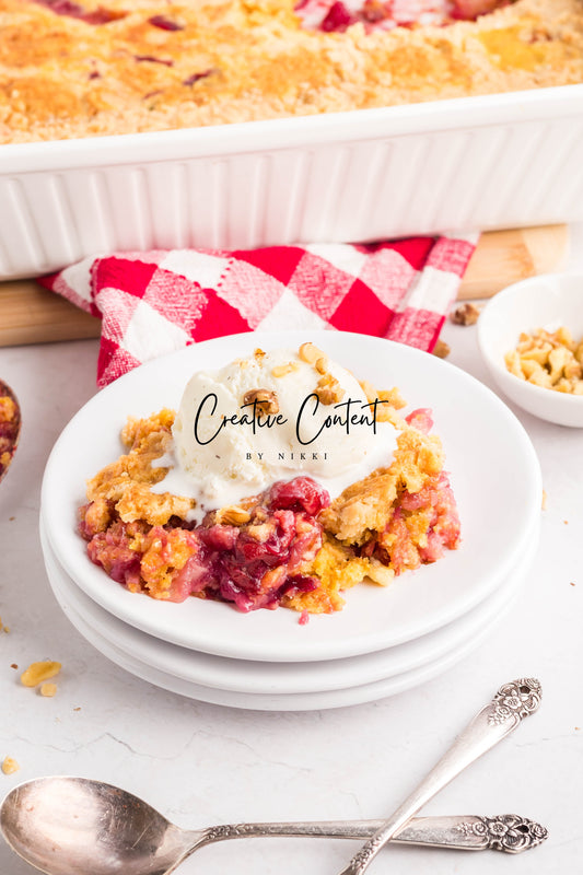 Pineapple Dump Cake With Cherries - Exclusive