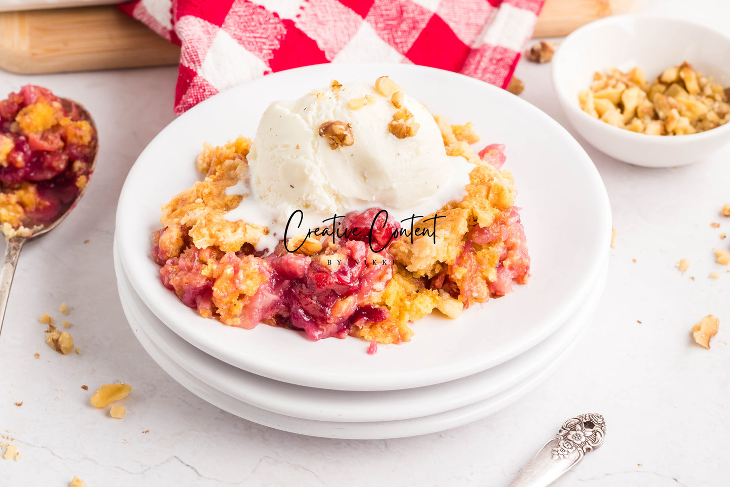 Pineapple Dump Cake With Cherries - Exclusive