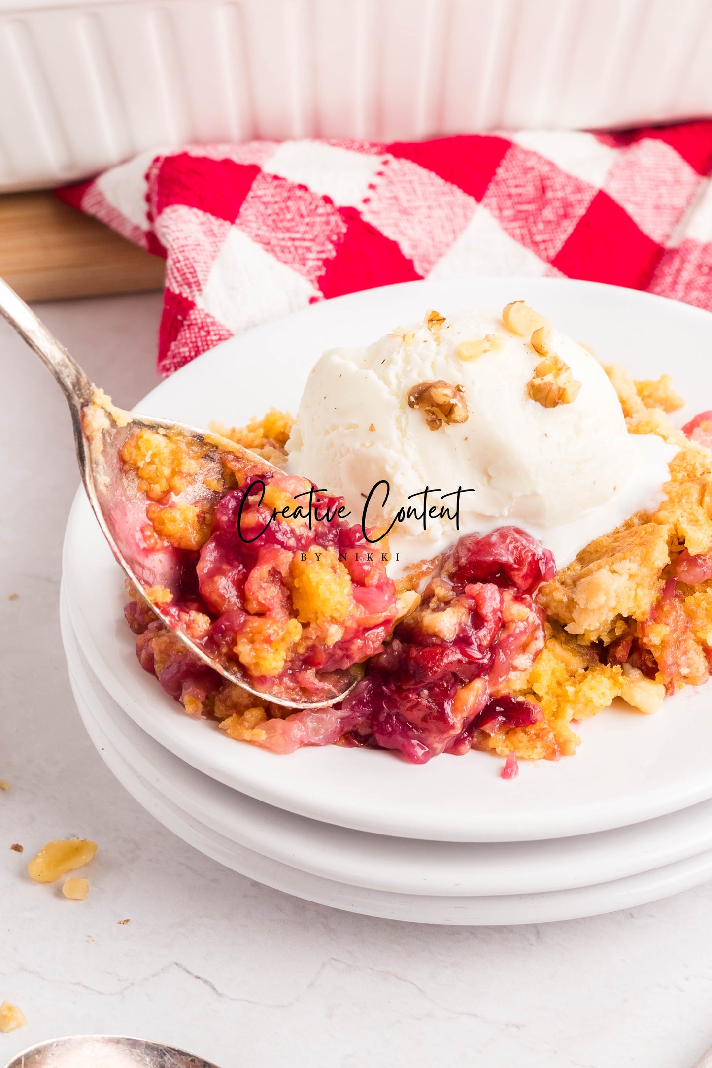 Pineapple Dump Cake With Cherries - Exclusive