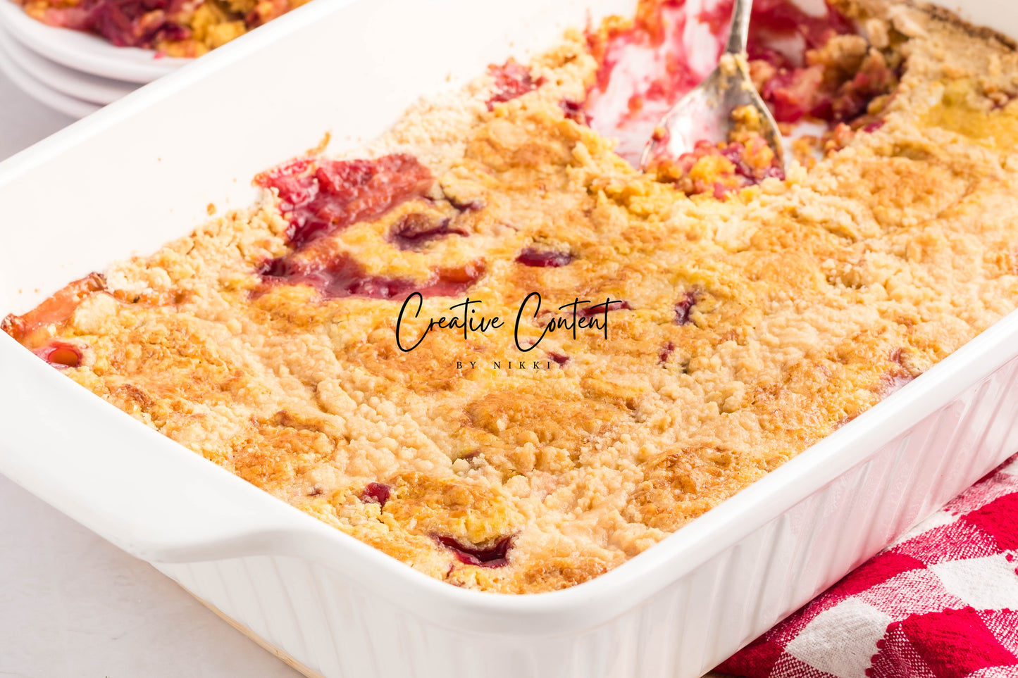 Pineapple Dump Cake With Cherries - Exclusive