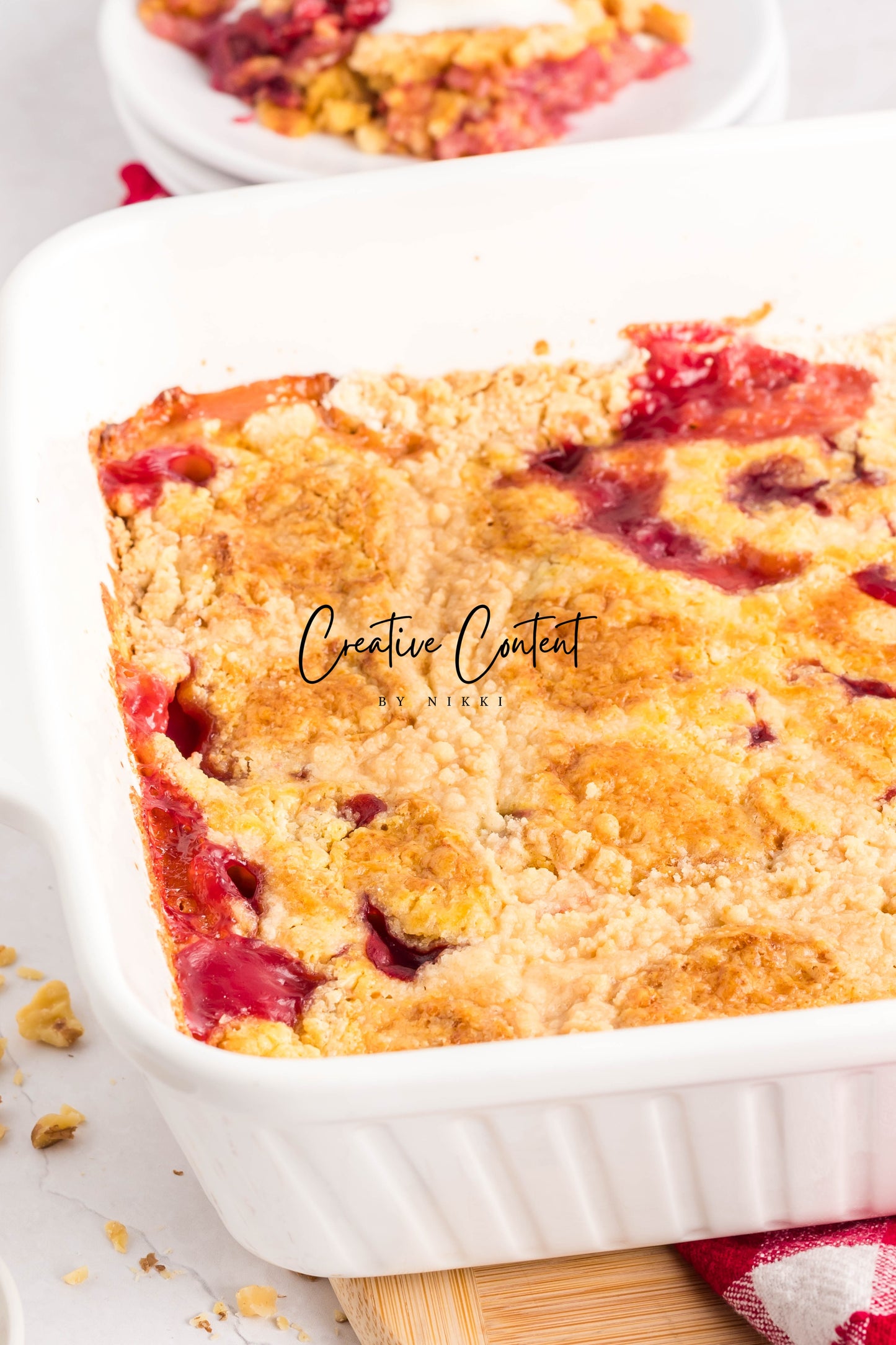 Pineapple Dump Cake With Cherries - Exclusive