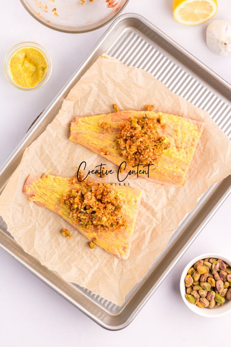 Pistachio Crusted Salmon - Set 2 of 3