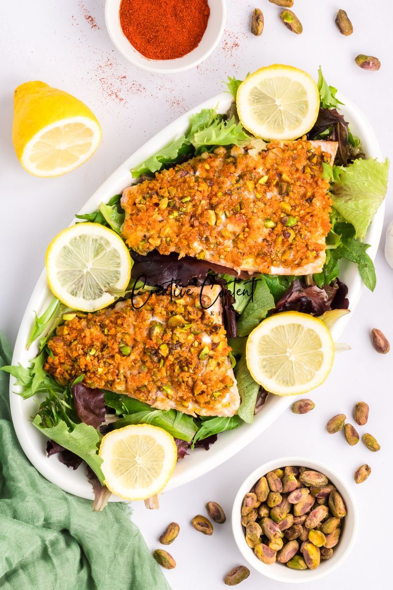 Pistachio Crusted Salmon - Set 1 of 3