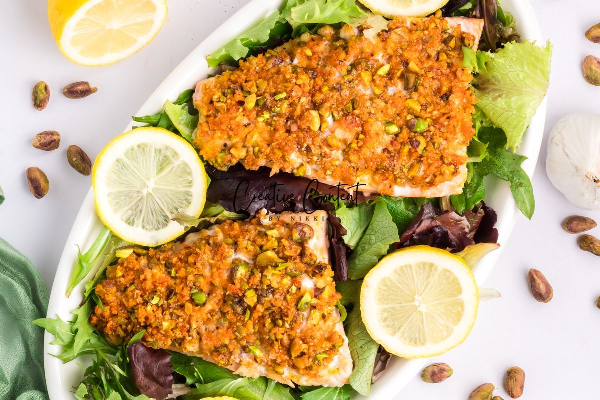 Pistachio Crusted Salmon - Set 1 of 3