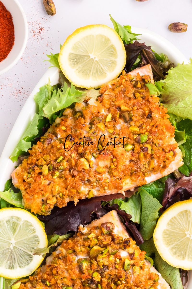 Pistachio Crusted Salmon - Set 1 of 3