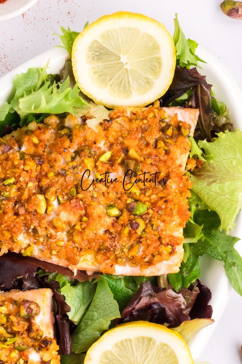 Pistachio Crusted Salmon - Set 1 of 3