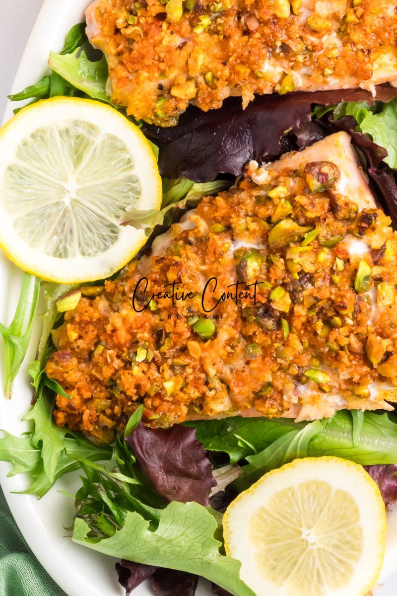 Pistachio Crusted Salmon - Set 1 of 3