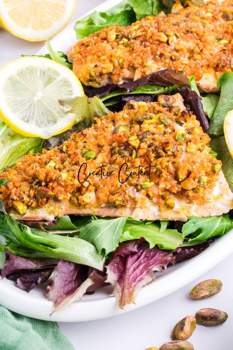 Pistachio Crusted Salmon - Set 1 of 3