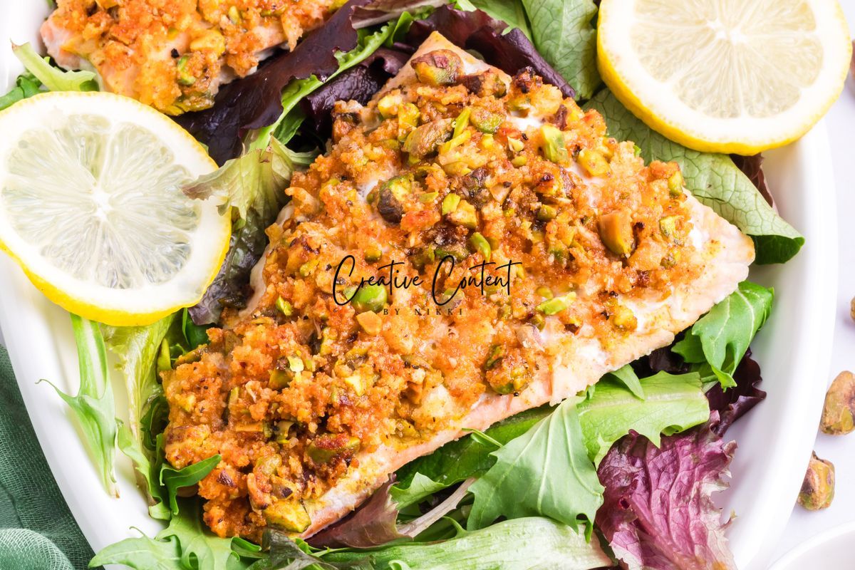 Pistachio Crusted Salmon - Set 1 of 3