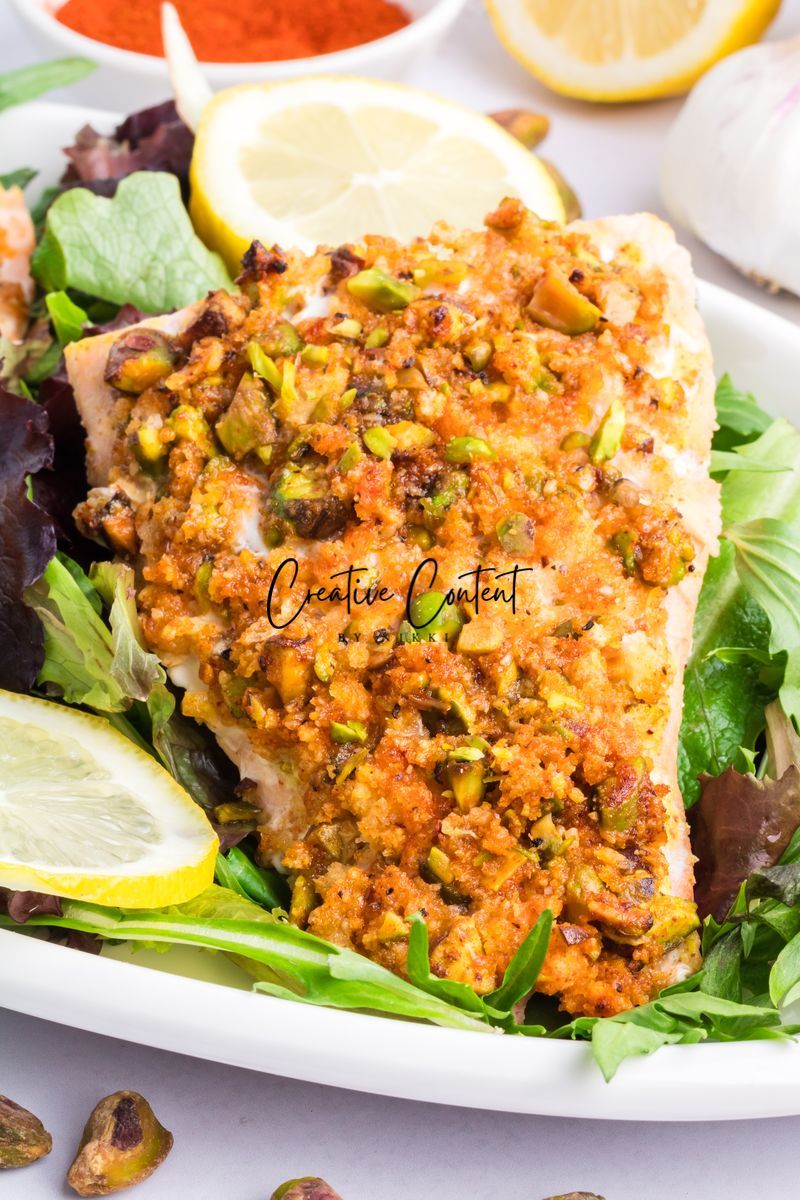 Pistachio Crusted Salmon - Set 1 of 3