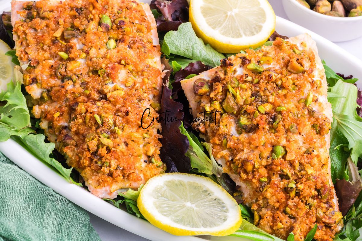Pistachio Crusted Salmon - Set 1 of 3