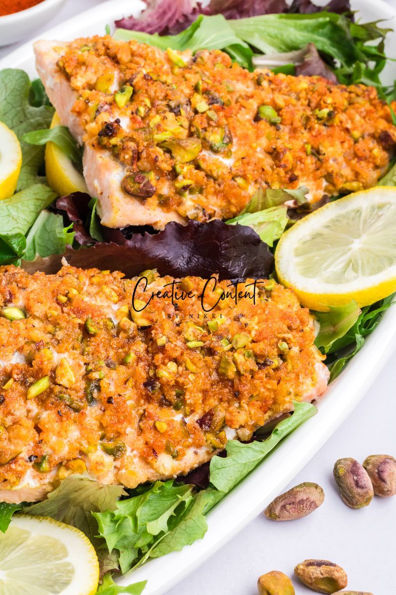 Pistachio Crusted Salmon - Set 1 of 3