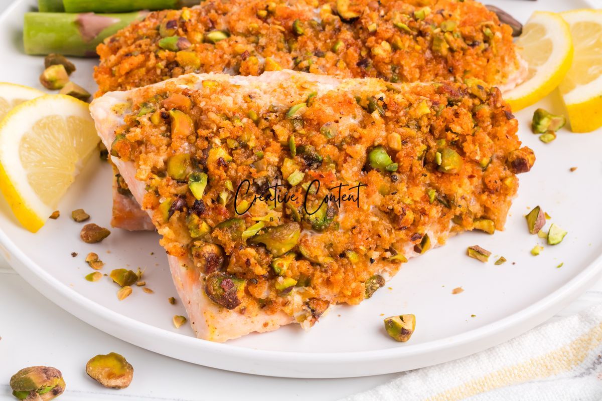 Pistachio Crusted Salmon - Set 2 of 3