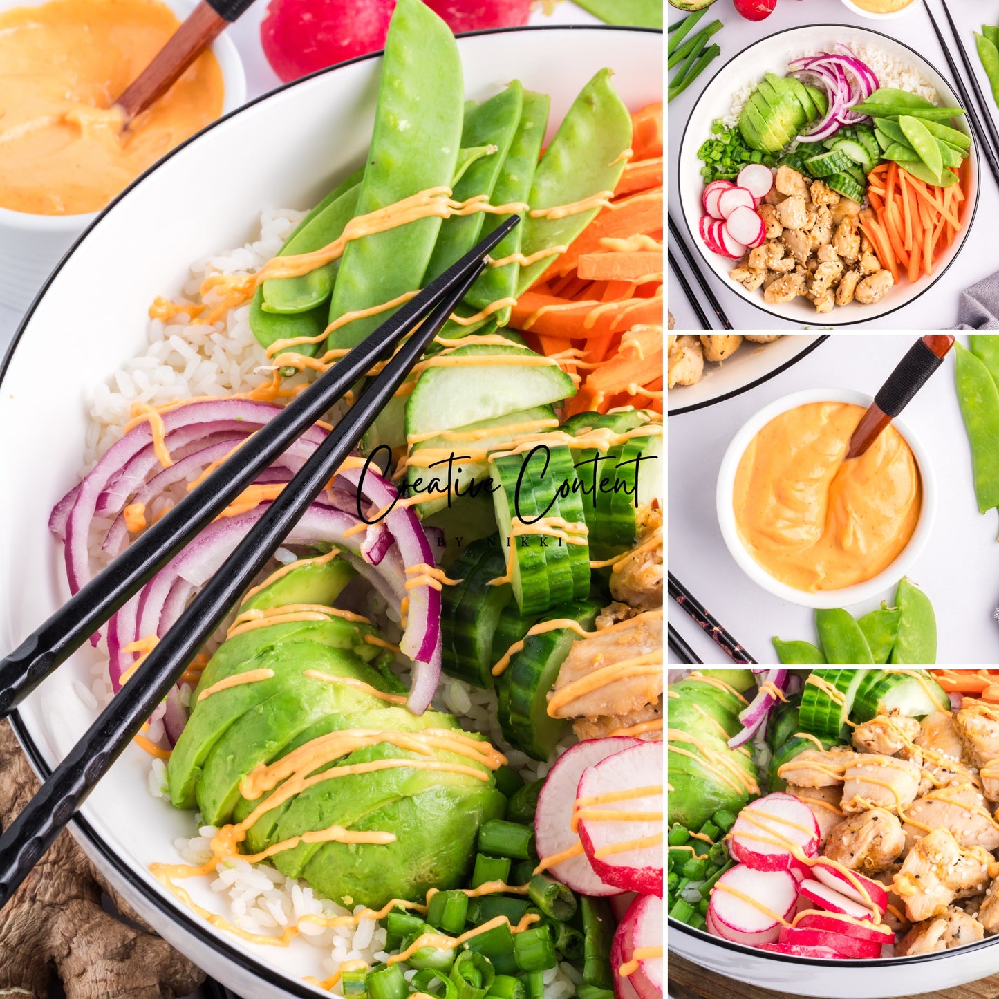 Chicken Poke Bowl + Spicy Mayo - Exclusive