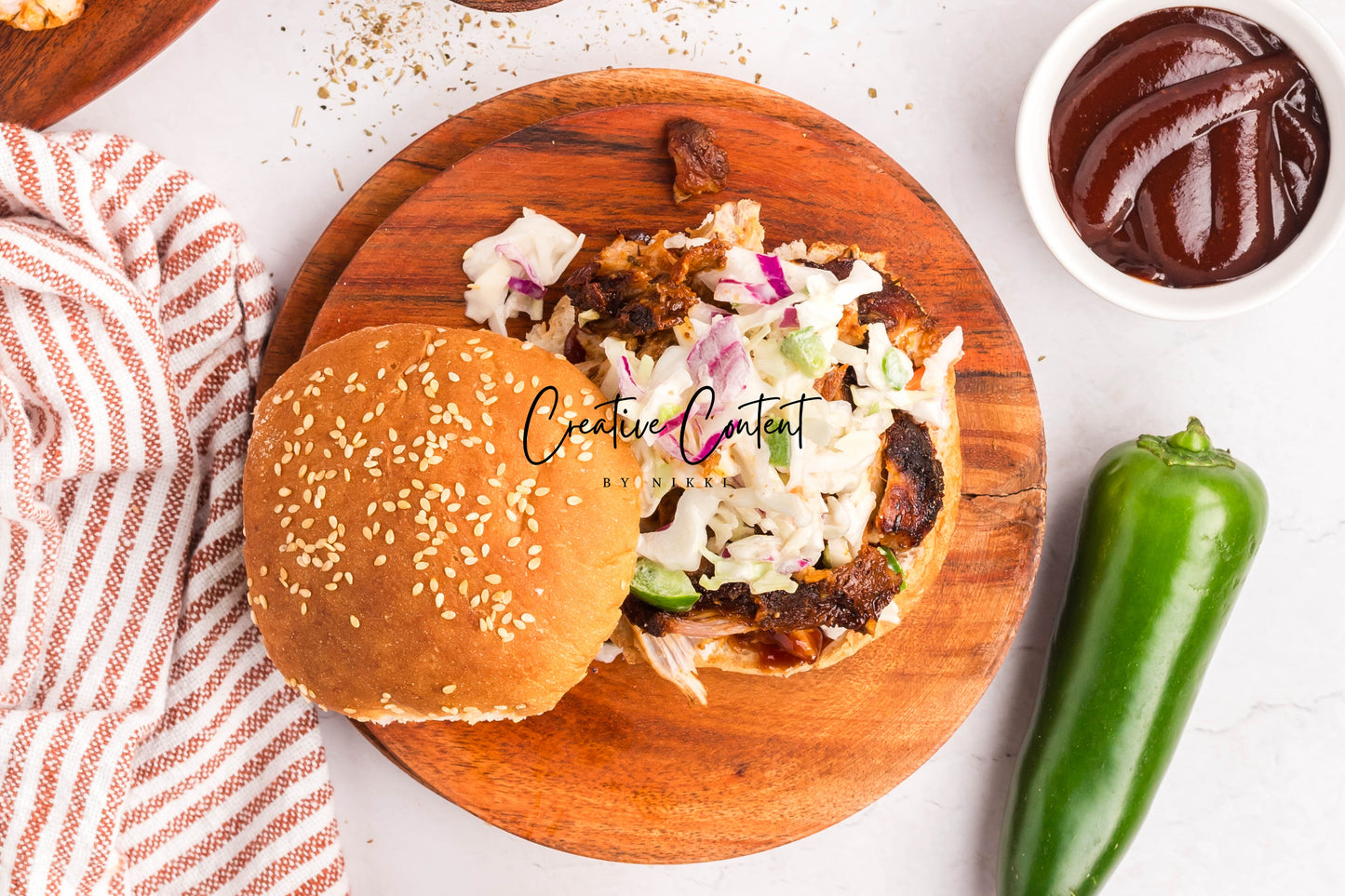 Pulled Pork Burgers + Spicy Coleslaw - Exclusive
