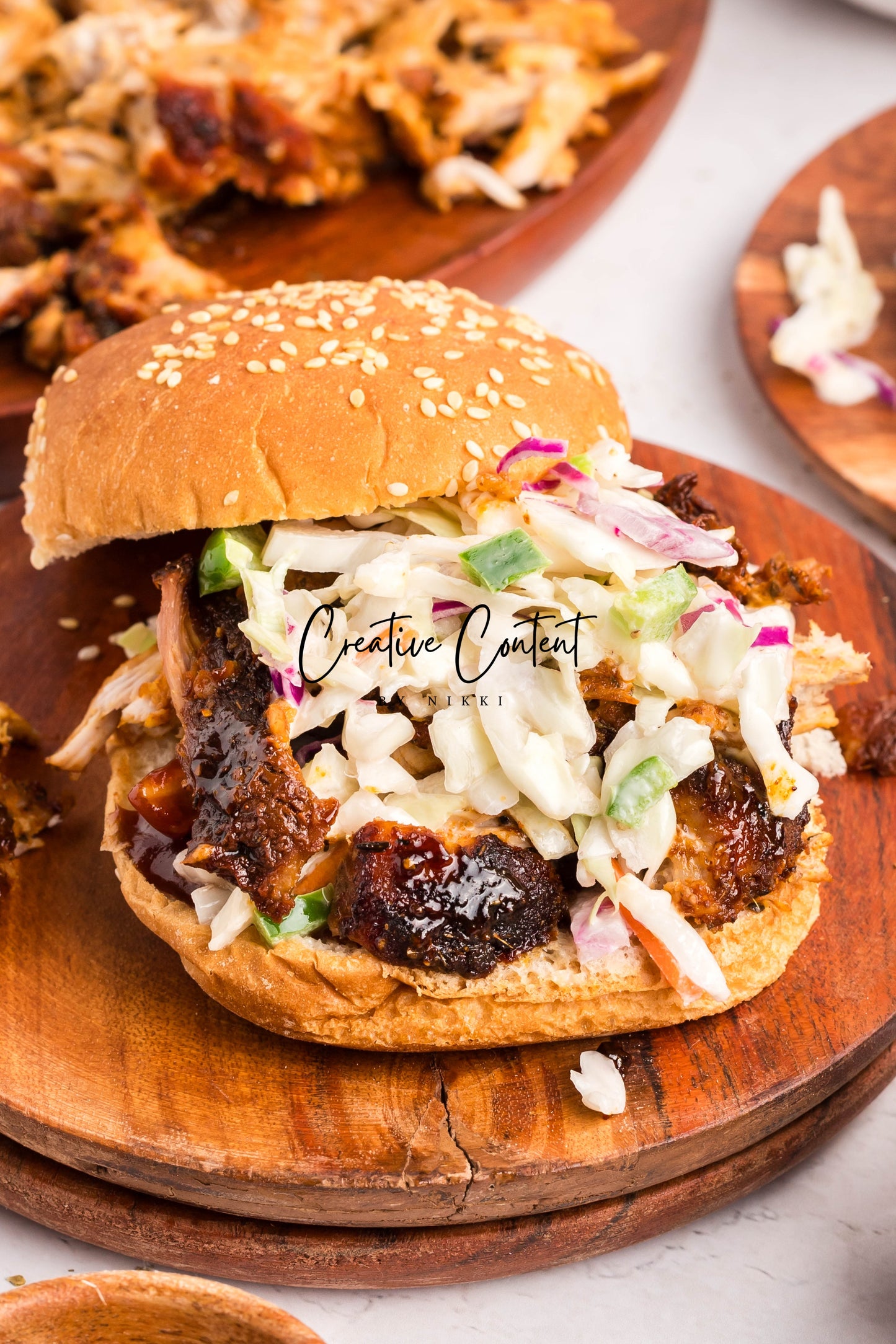 Pulled Pork Burgers + Spicy Coleslaw - Exclusive