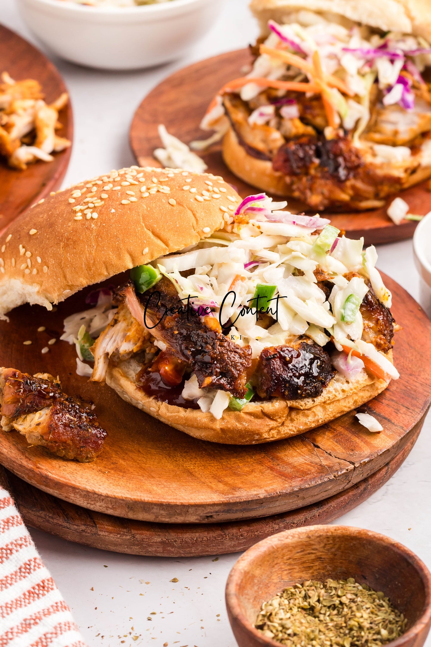 Pulled Pork Burgers + Spicy Coleslaw - Exclusive