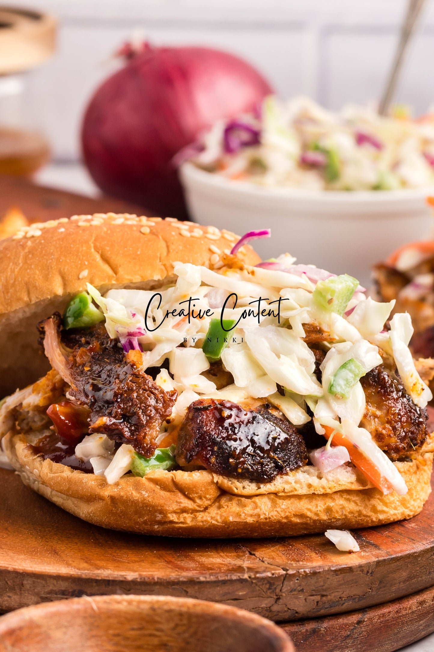 Pulled Pork Burgers + Spicy Coleslaw - Exclusive