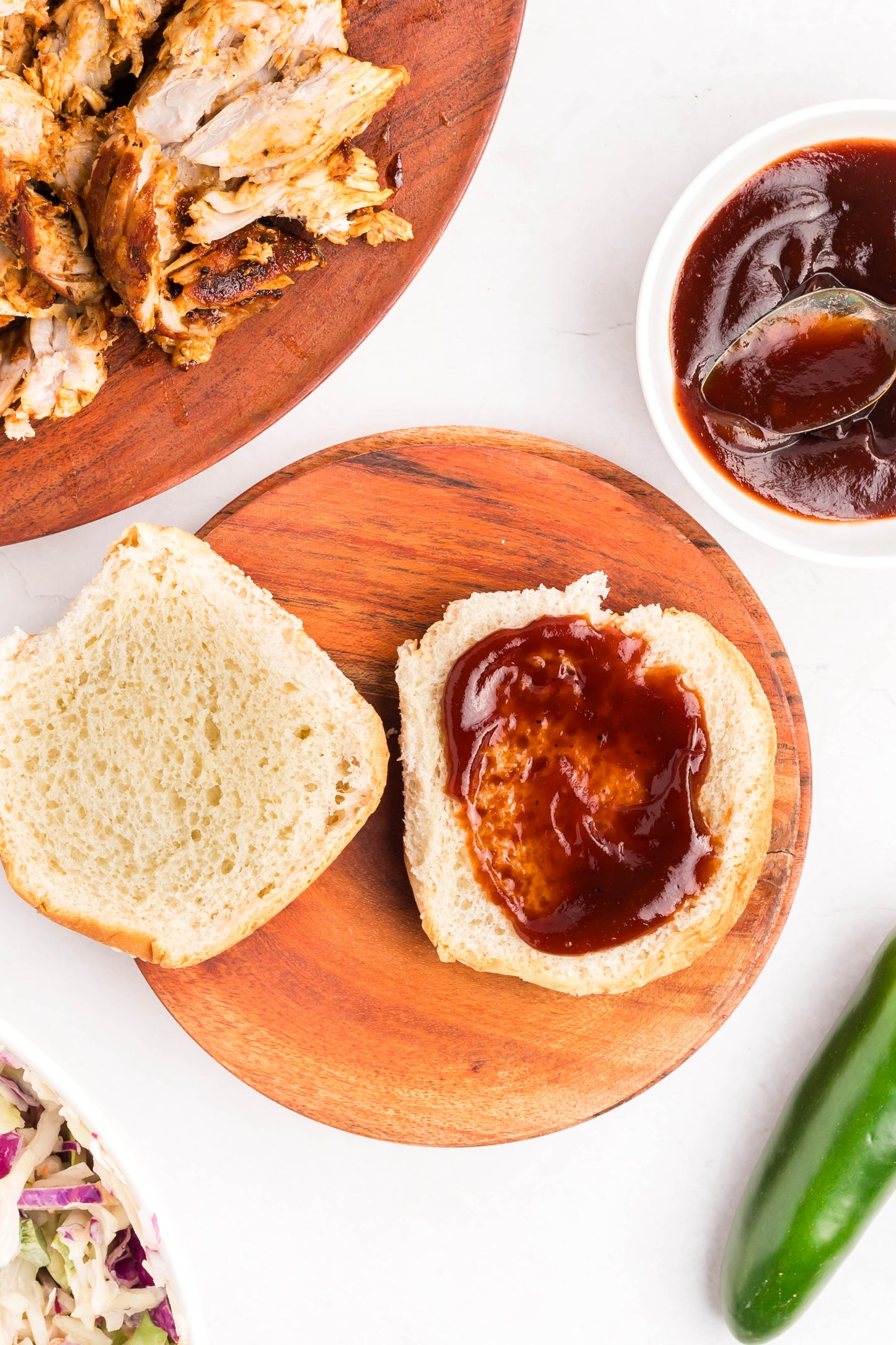 Pulled Pork Burgers + Spicy Coleslaw - Exclusive