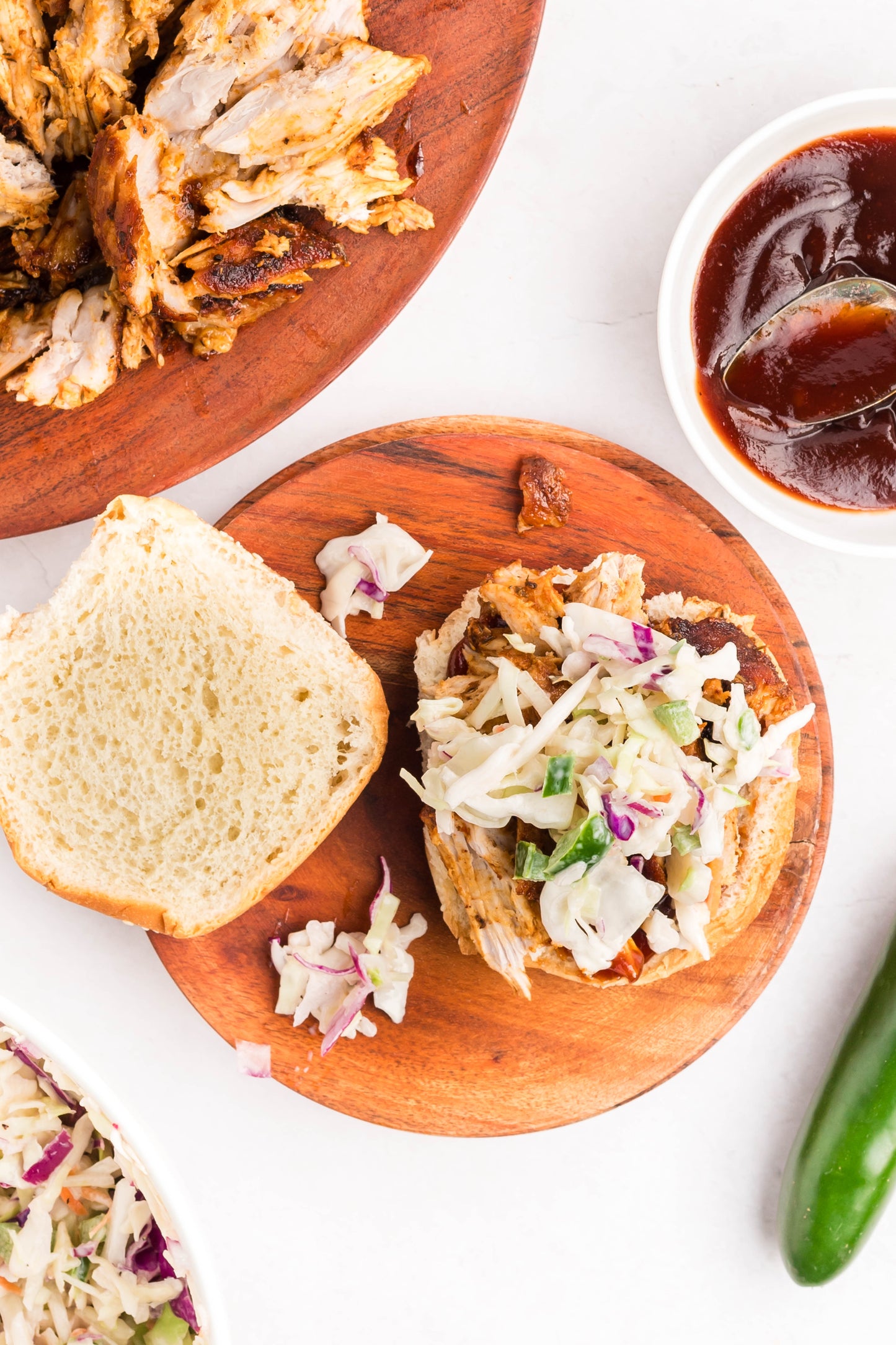 Pulled Pork Burgers + Spicy Coleslaw - Exclusive