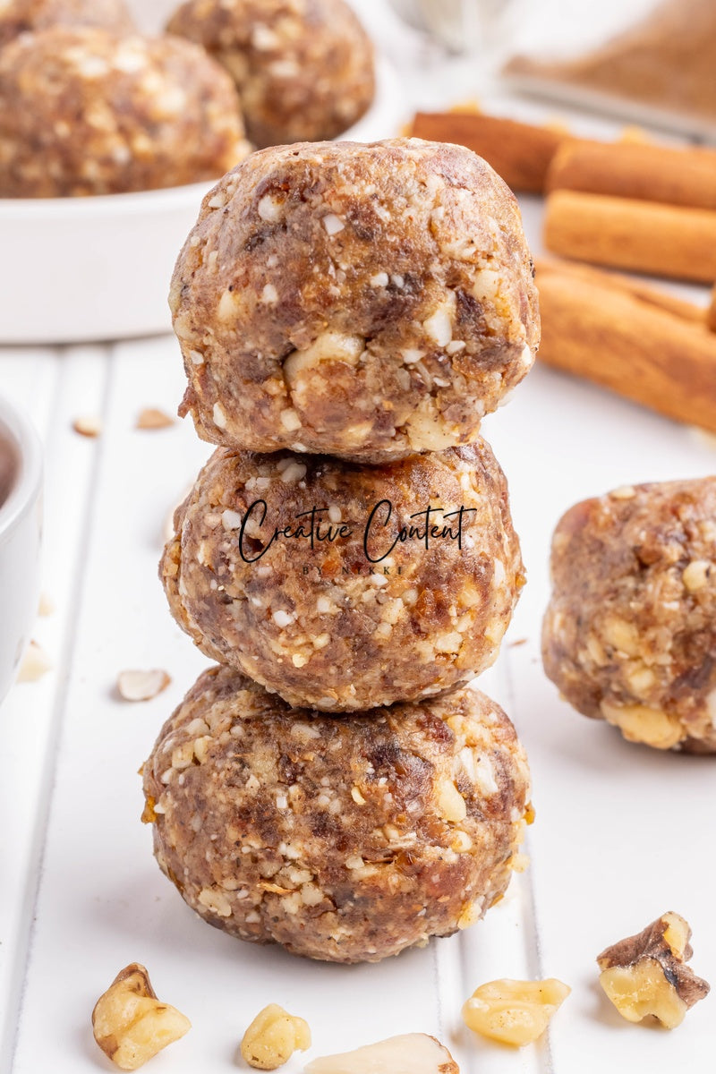 No Bake Pumpkin Pie Energy Balls - Set 2 of 2