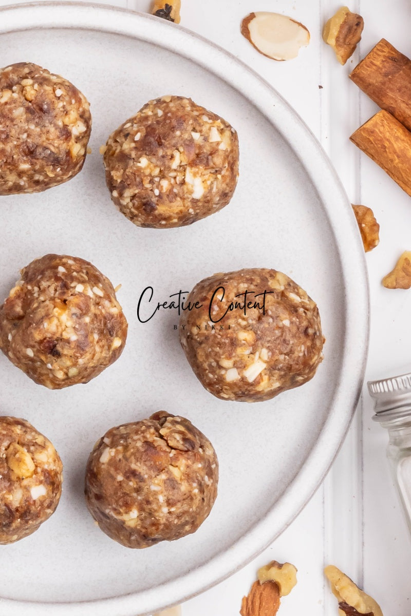 No Bake Pumpkin Pie Energy Balls - Set 2 of 2