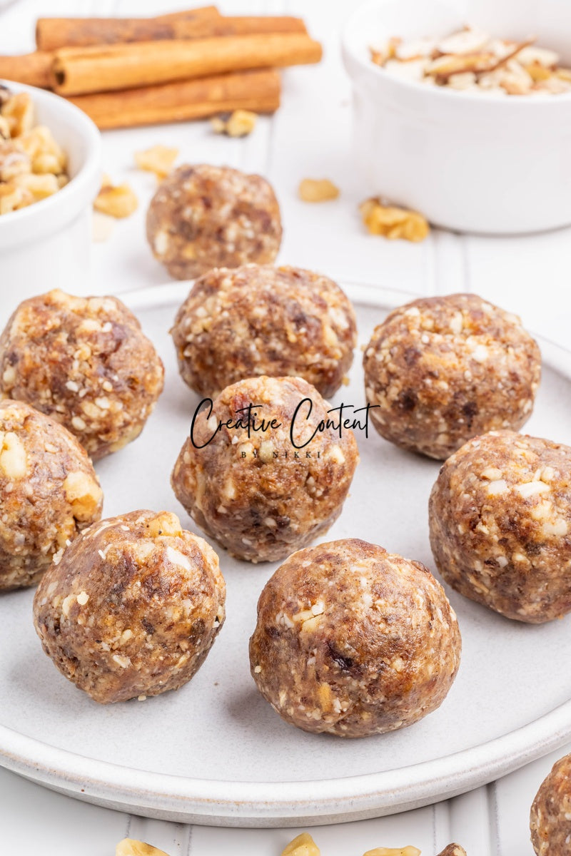 No Bake Pumpkin Pie Energy Balls - Set 2 of 2