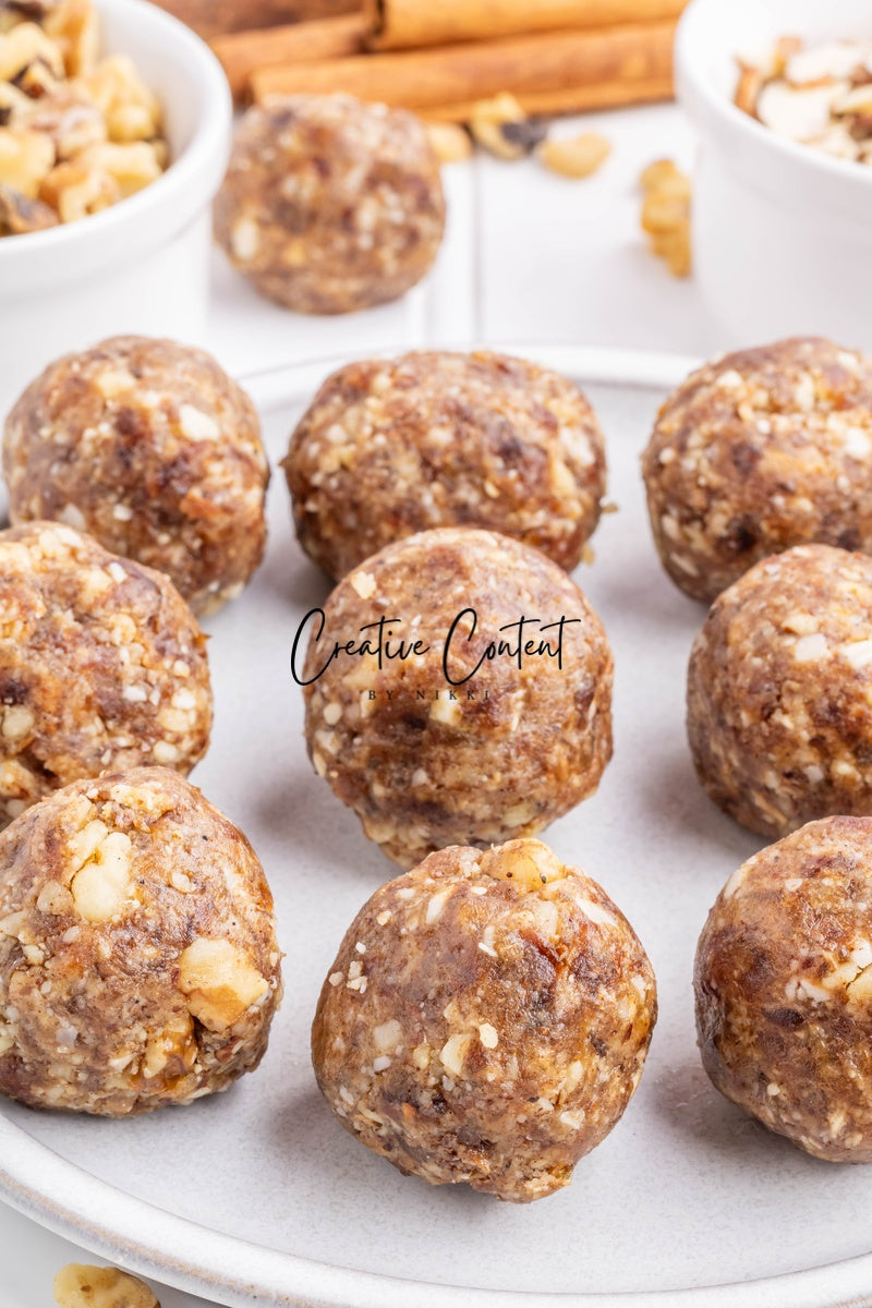 No Bake Pumpkin Pie Energy Balls - Set 2 of 2