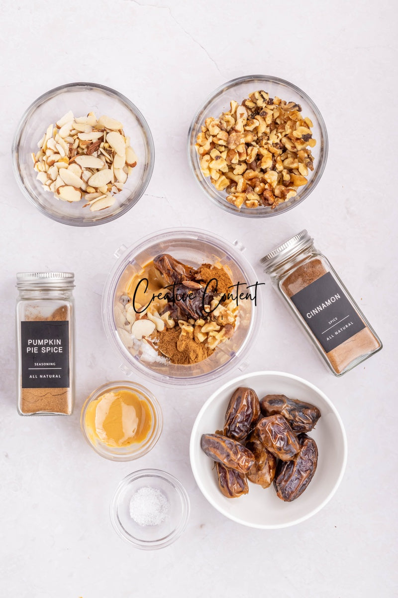 No Bake Pumpkin Pie Energy Balls - Set 2 of 2