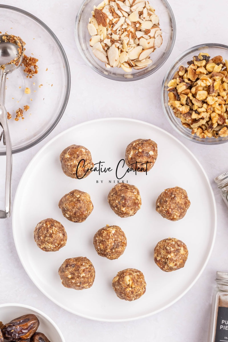 No Bake Pumpkin Pie Energy Balls - Set 2 of 2