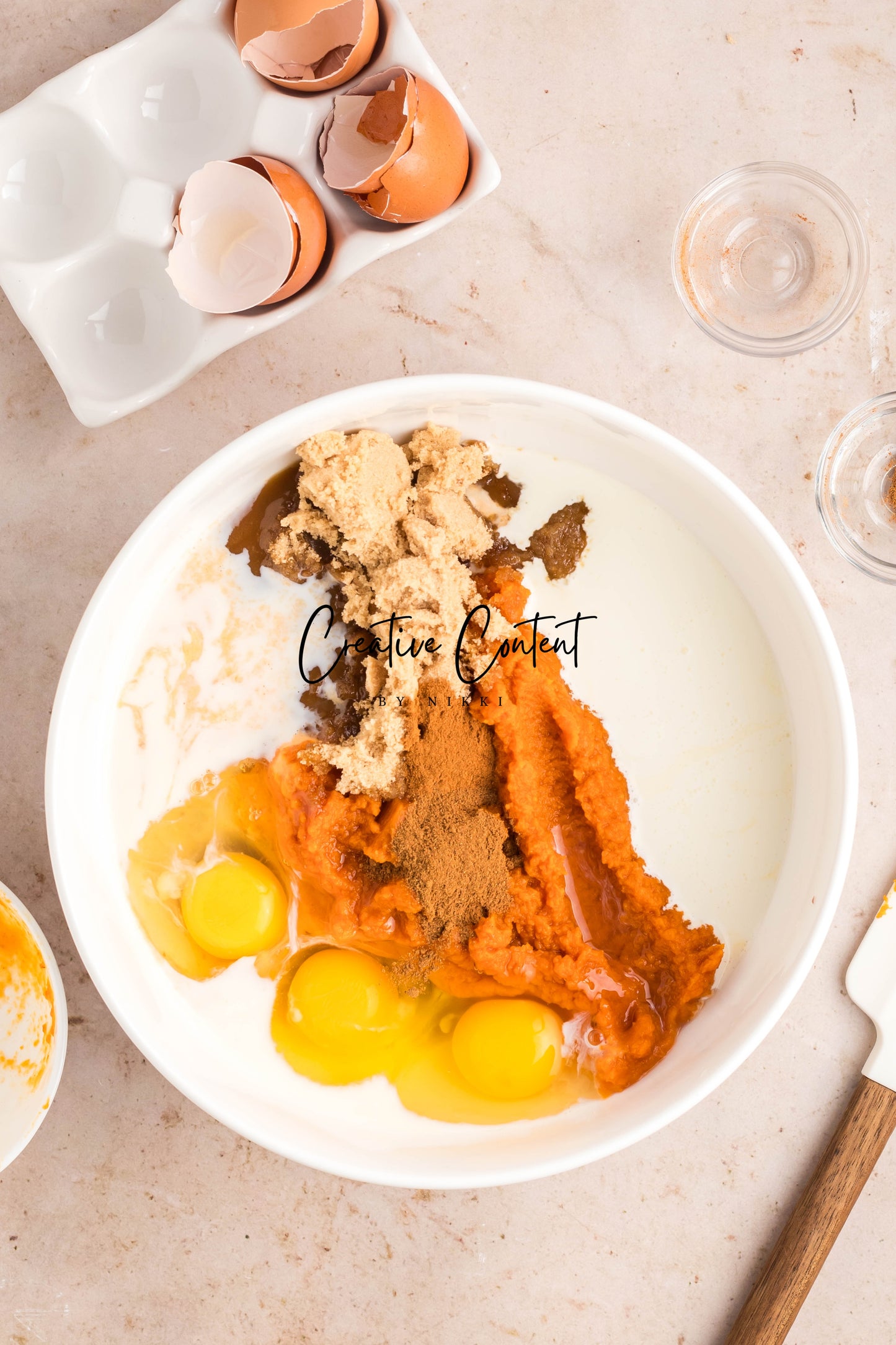 Pumpkin Pie Dump Cake + Homemade Whipped Cream- Exclusive