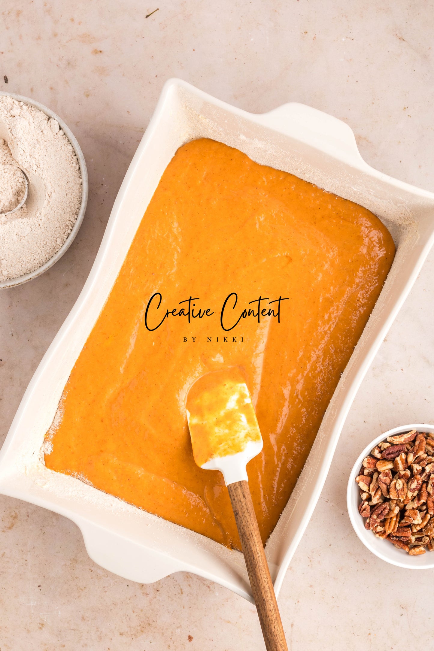 Pumpkin Pie Dump Cake + Homemade Whipped Cream- Exclusive