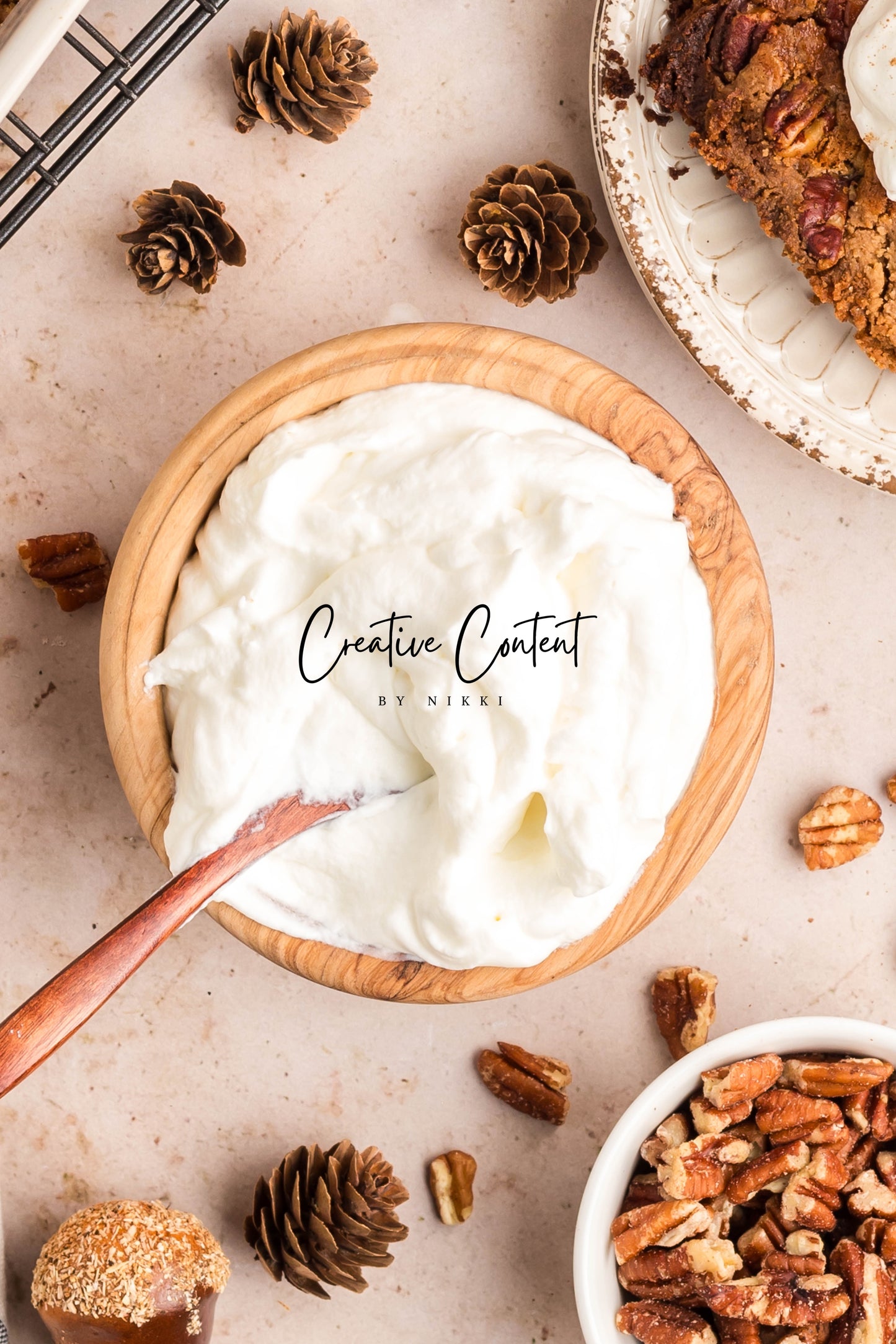 Pumpkin Pie Dump Cake + Homemade Whipped Cream- Exclusive