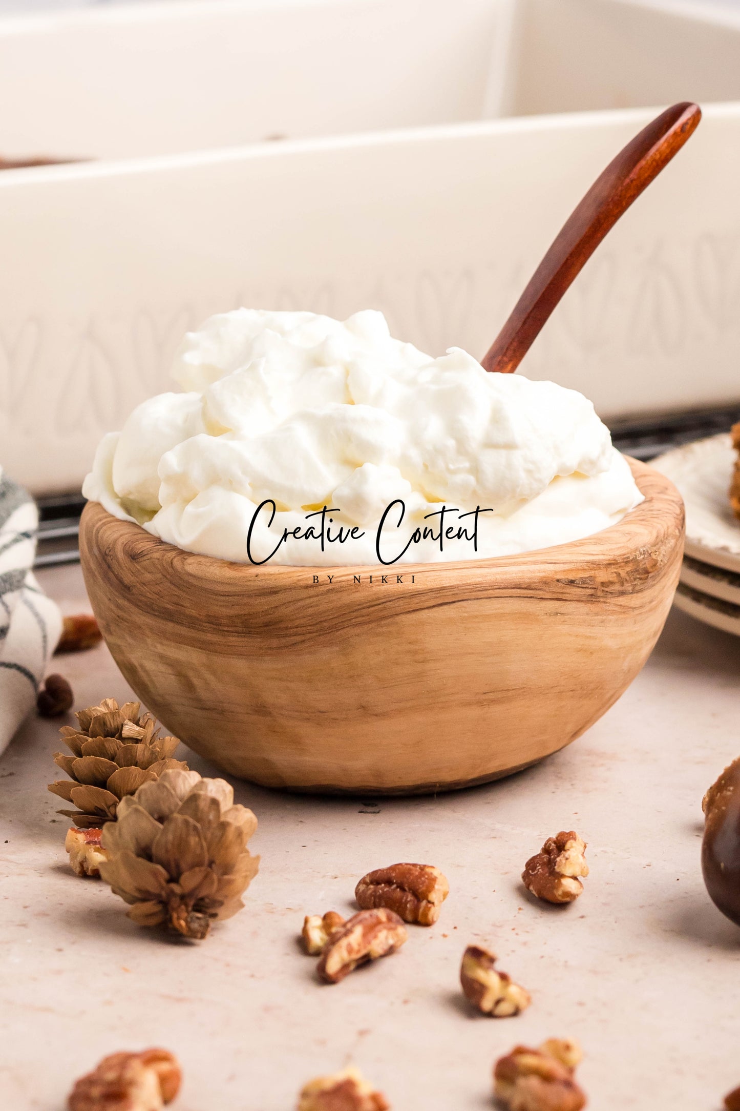 Pumpkin Pie Dump Cake + Homemade Whipped Cream- Exclusive