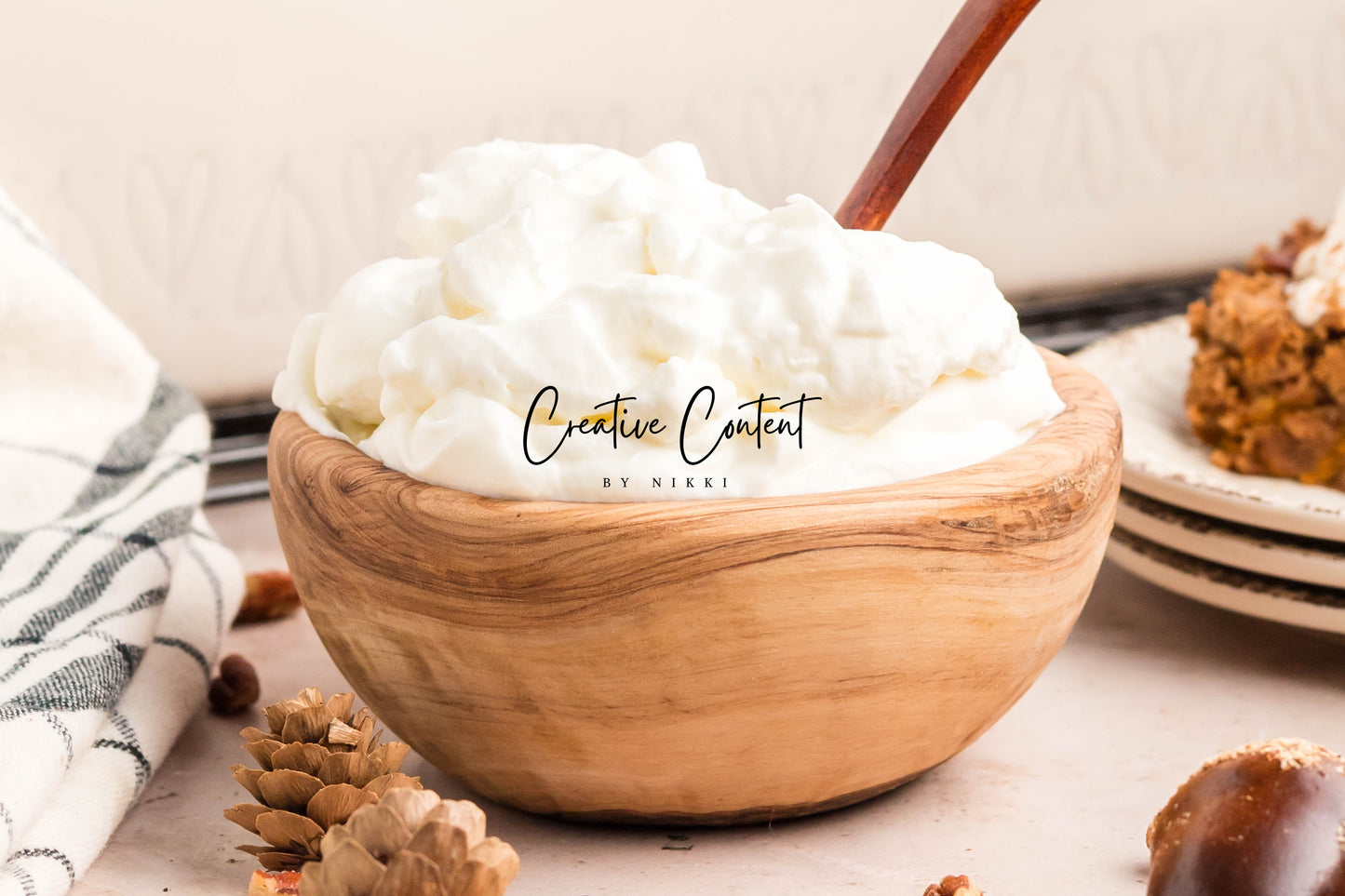 Pumpkin Pie Dump Cake + Homemade Whipped Cream- Exclusive