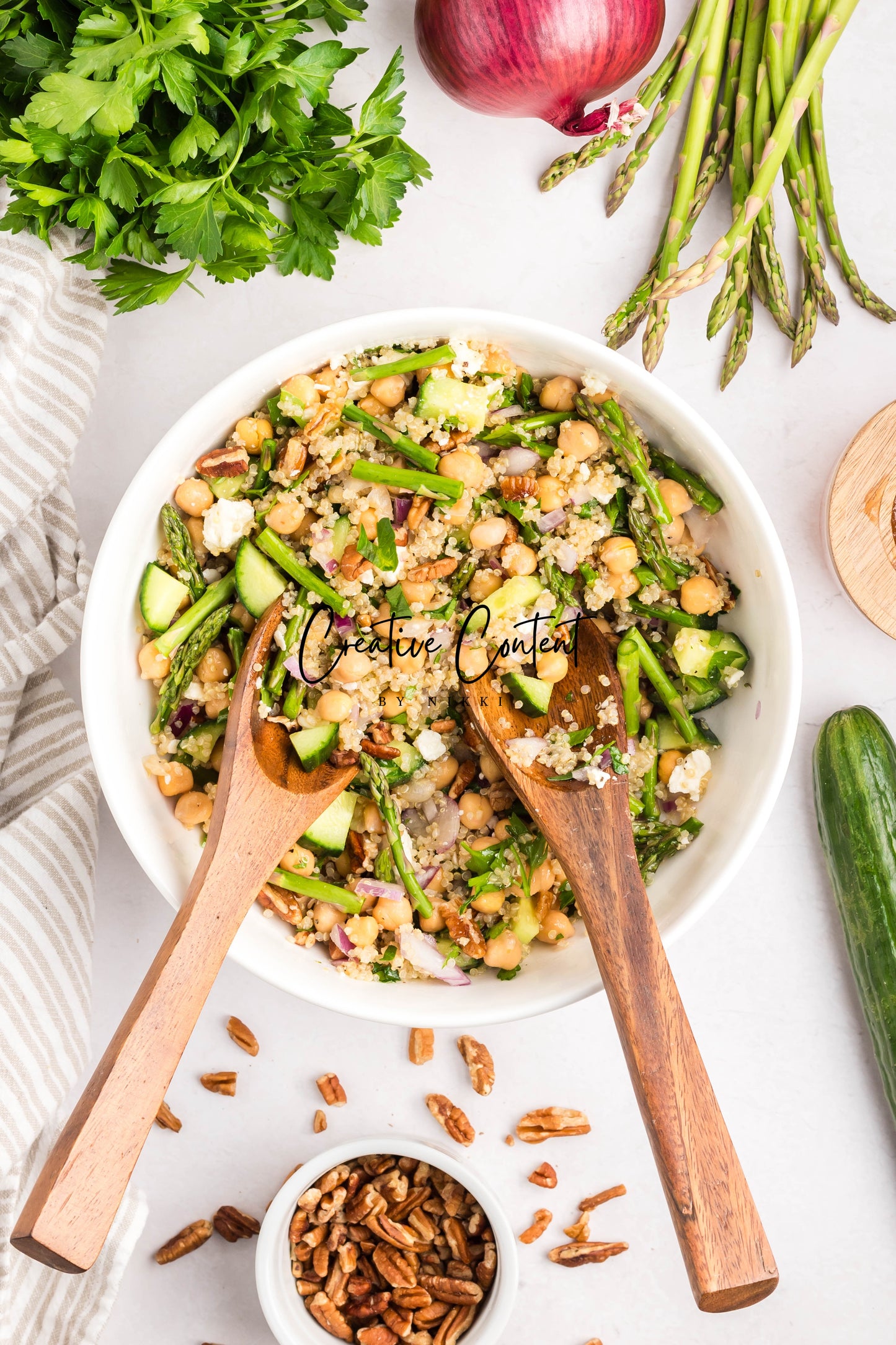 Quinoa Chickpea Salad - Set 1 of 2