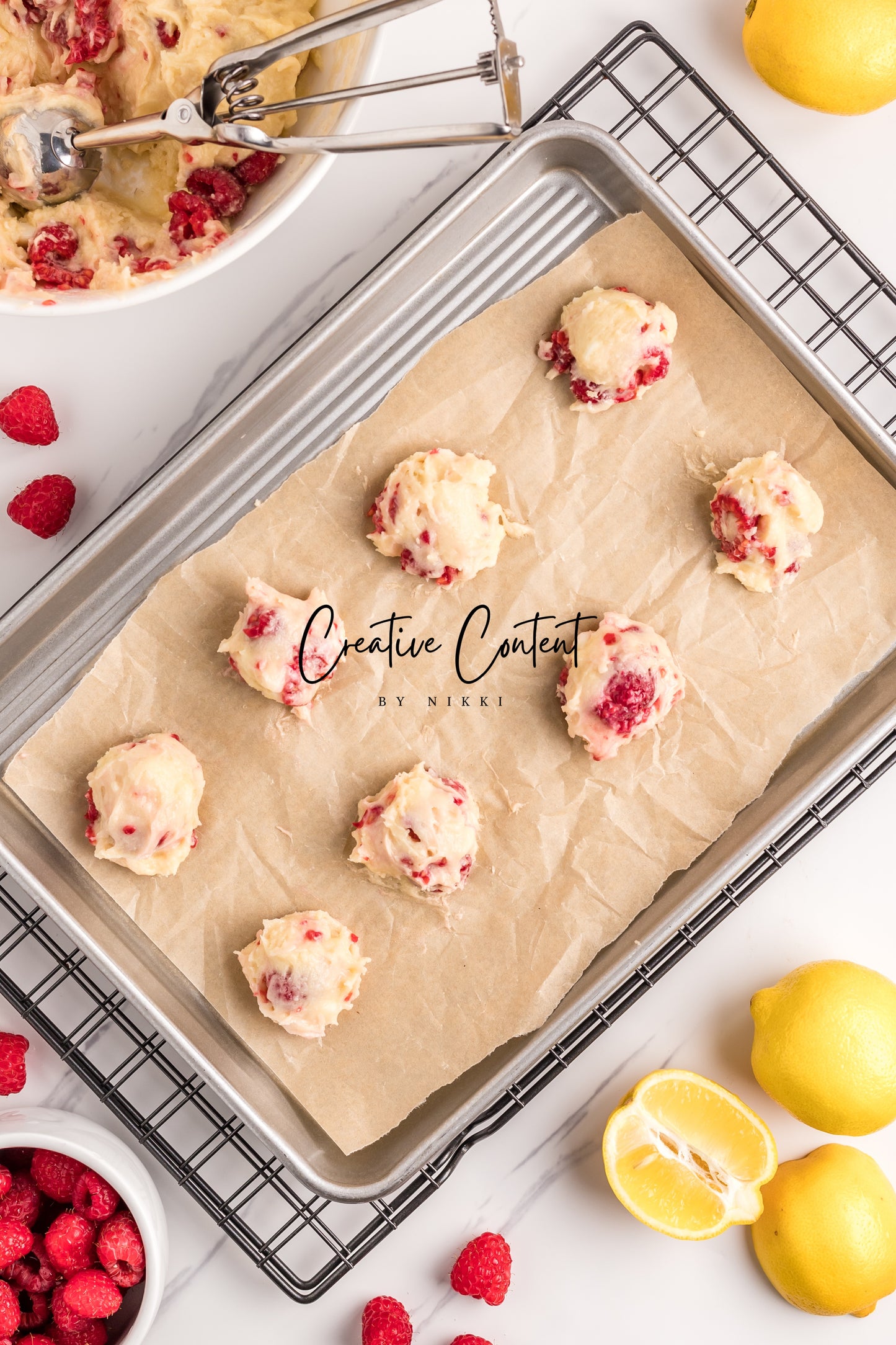 Raspberry Lemon Cookies-Exclusive