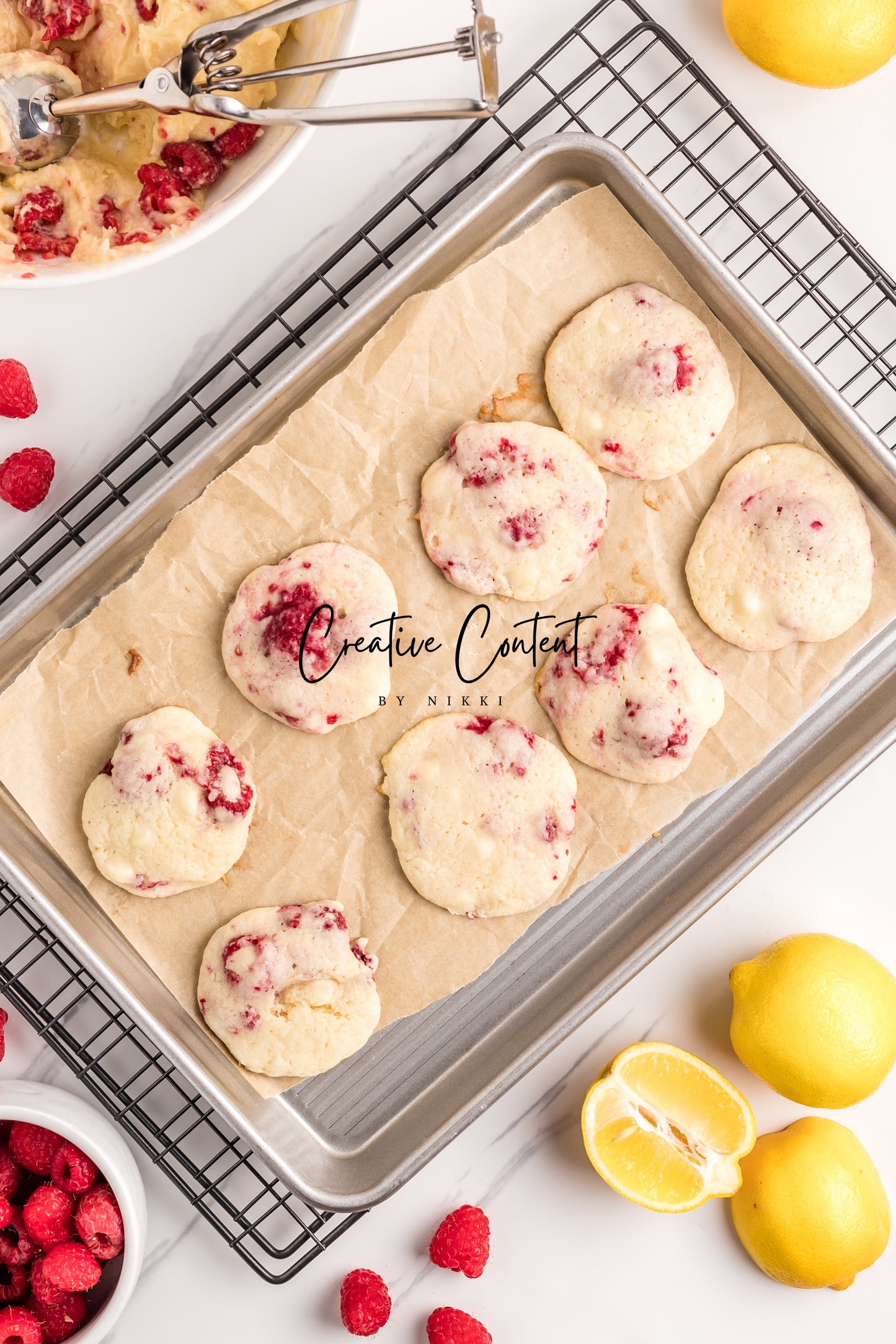Raspberry Lemon Cookies-Exclusive