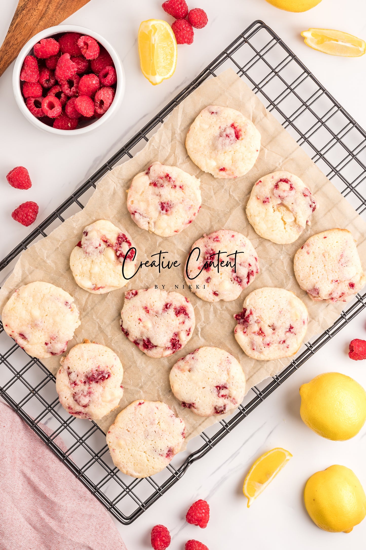 Raspberry Lemon Cookies-Exclusive