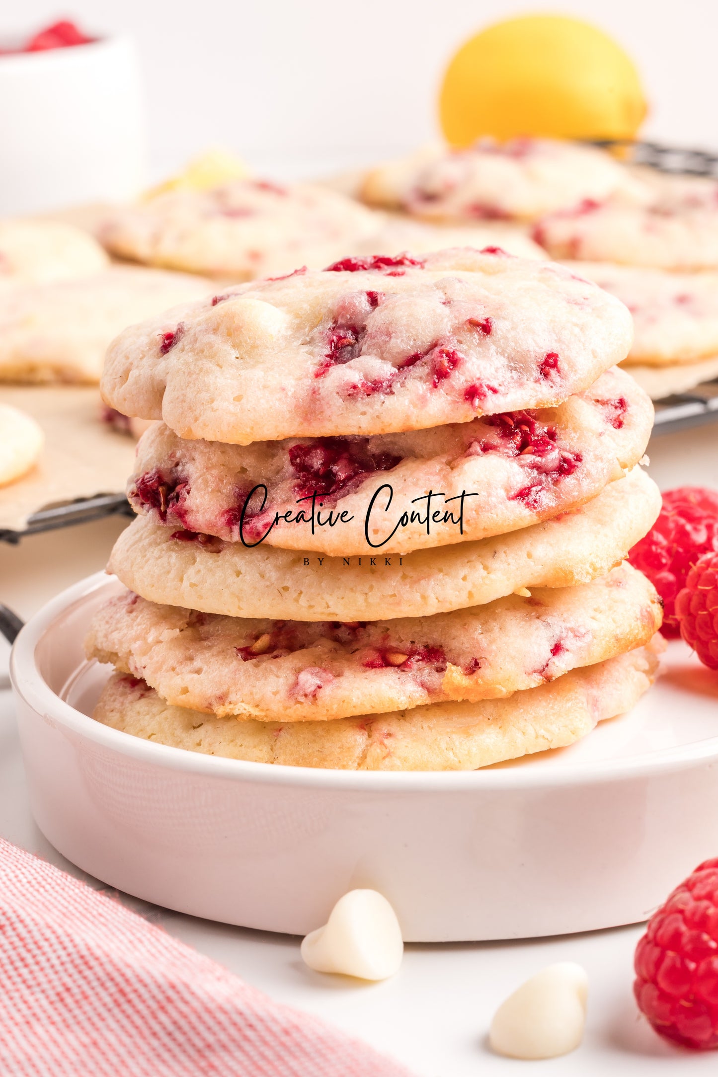 Raspberry Lemon Cookies-Exclusive