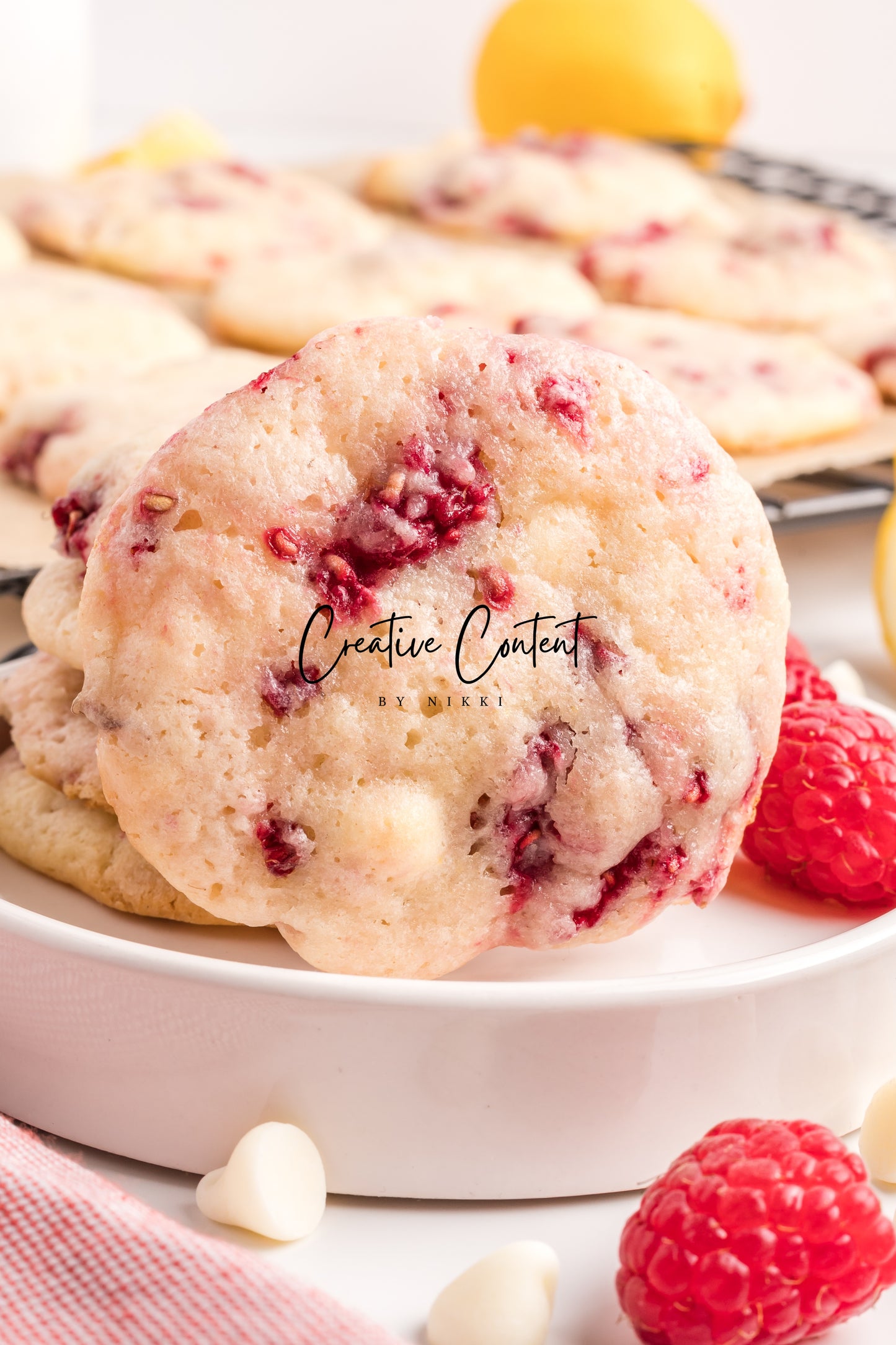 Raspberry Lemon Cookies-Exclusive