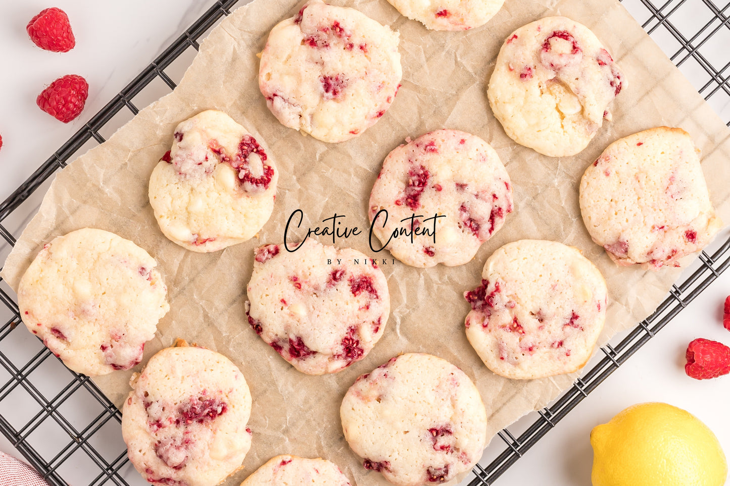 Raspberry Lemon Cookies-Exclusive