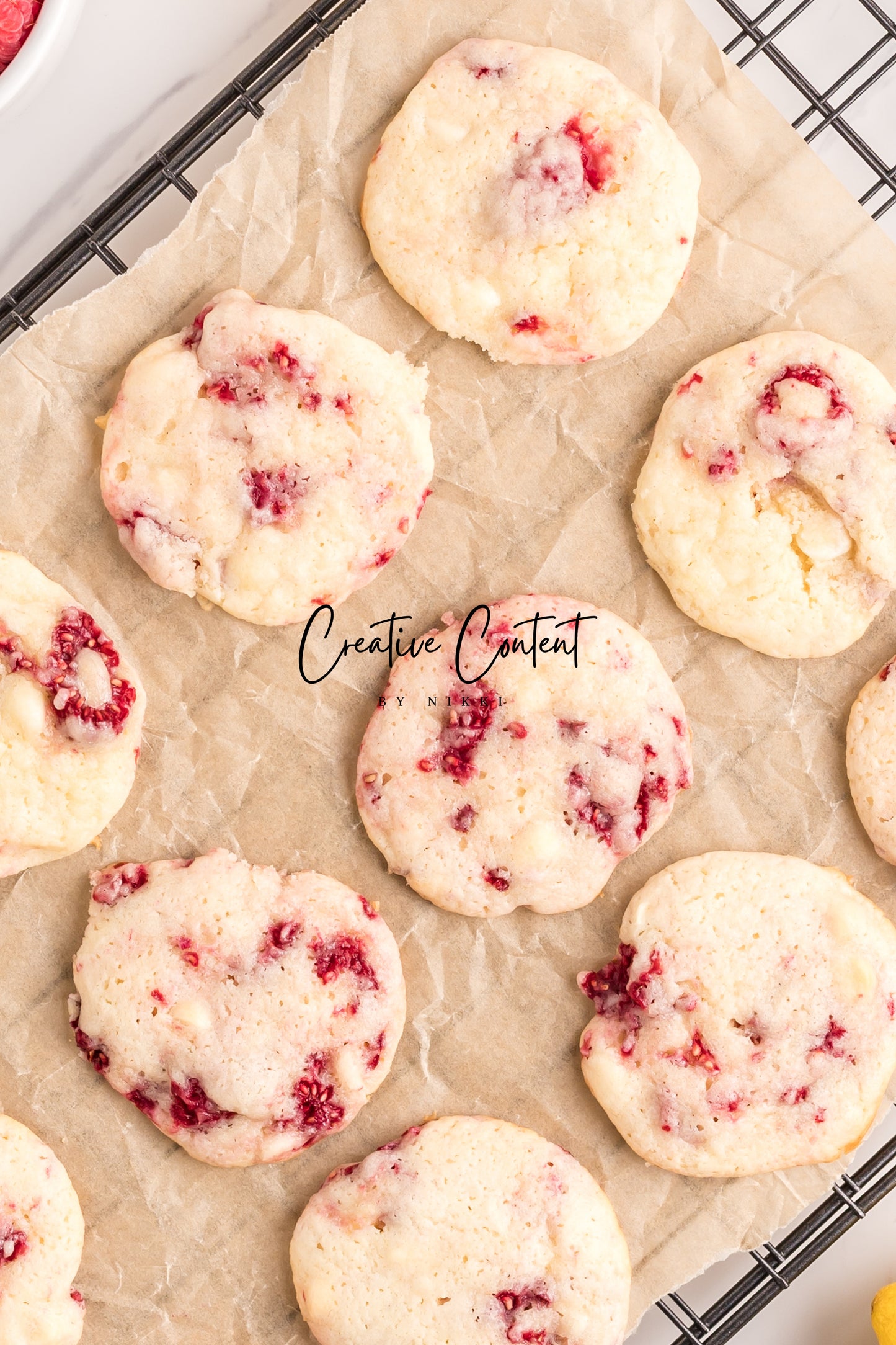 Raspberry Lemon Cookies-Exclusive