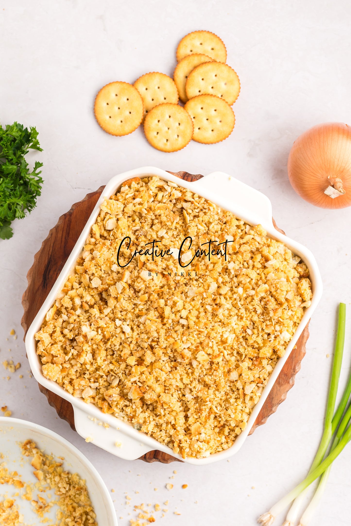 Ritz Cracker Chicken Casserole - Exclusive